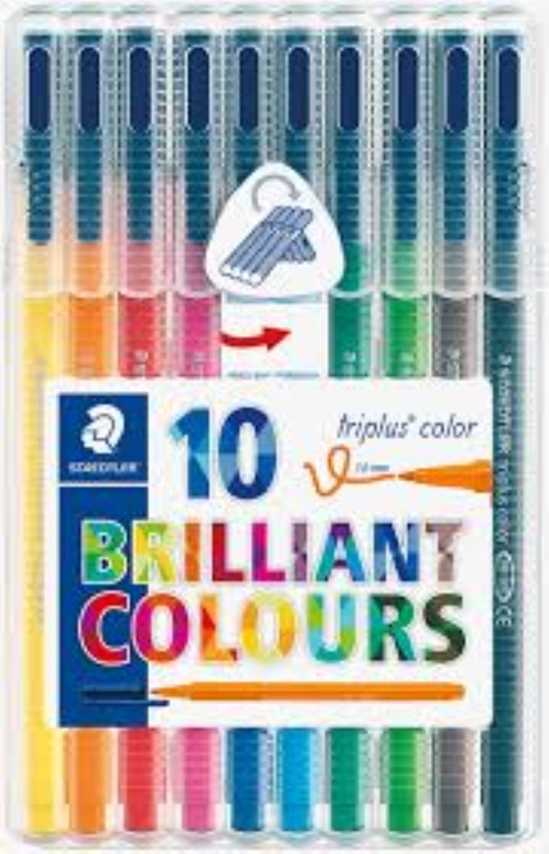 Staedtler Triplus WBM bullet tip BK BX=10Pcs ST-3551-9